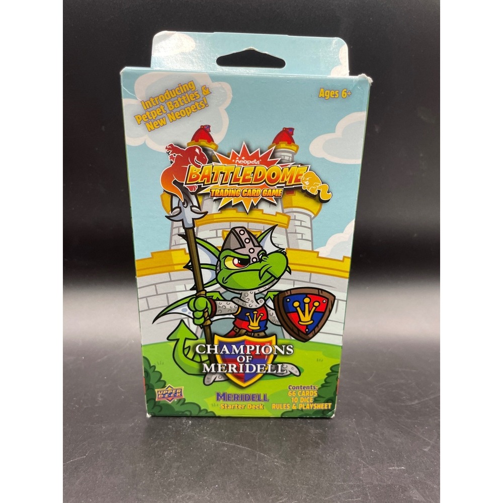 Neopets Battledome TCG Champions of Meridell Starter Deck Upper Deck 66 Cards